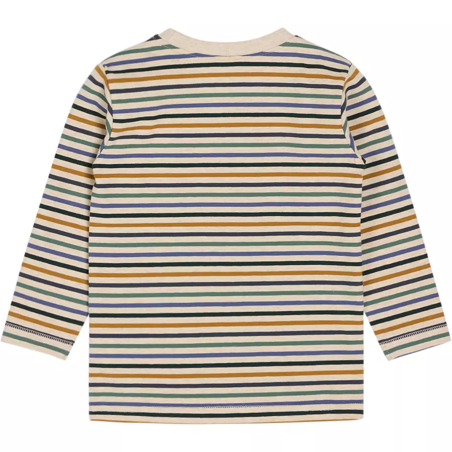 Hust & Claire Langarmshirt Anton Wheat melange
