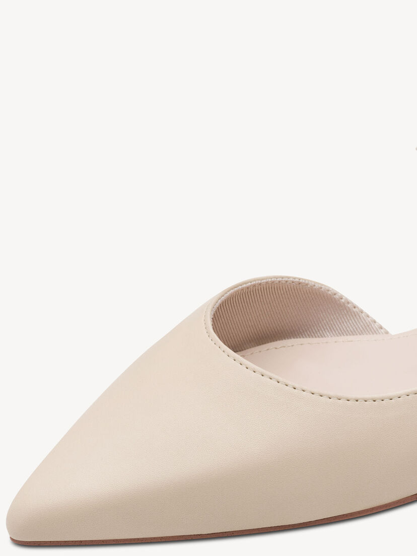 Leren Slingpumps - beige