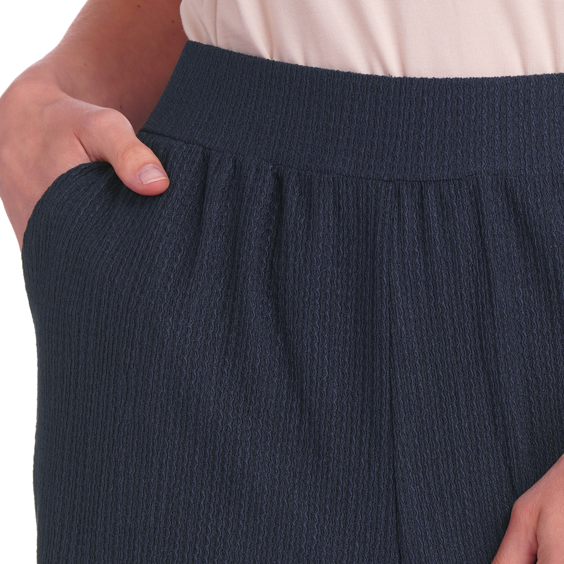 Gina Benotti Damen Culotte mit strukturiertem Material dunkelblau
