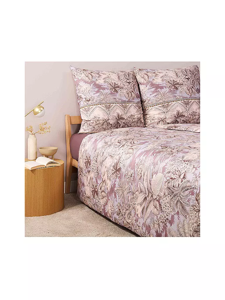 BASSETTI Satin Bettwäsche BOBOLI 70x90cm/140x200cm Grau hellgrau