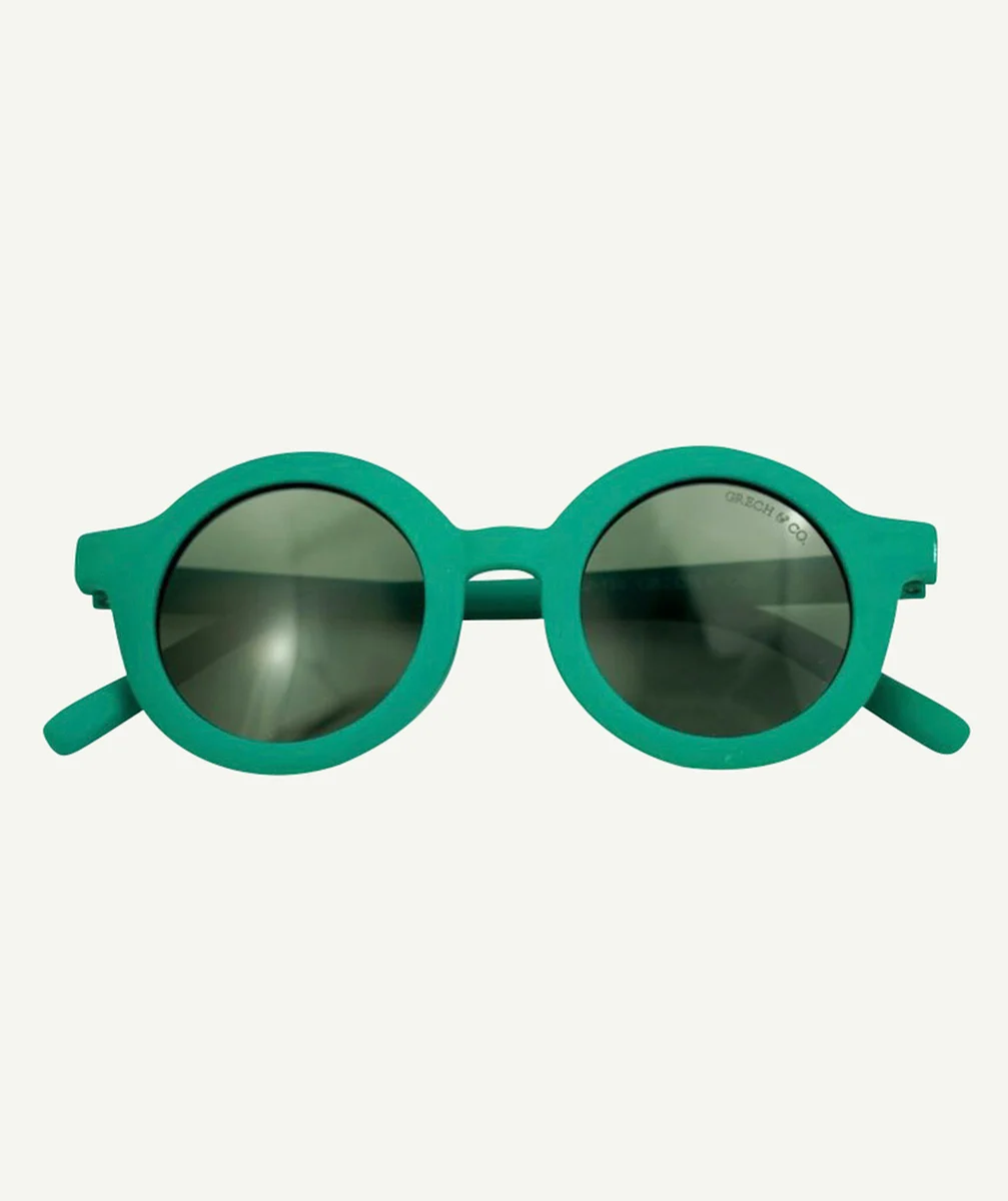 GRECH & CO.LUNETTES DE SOLEIL ORIGINAL RONDES ET VERTES