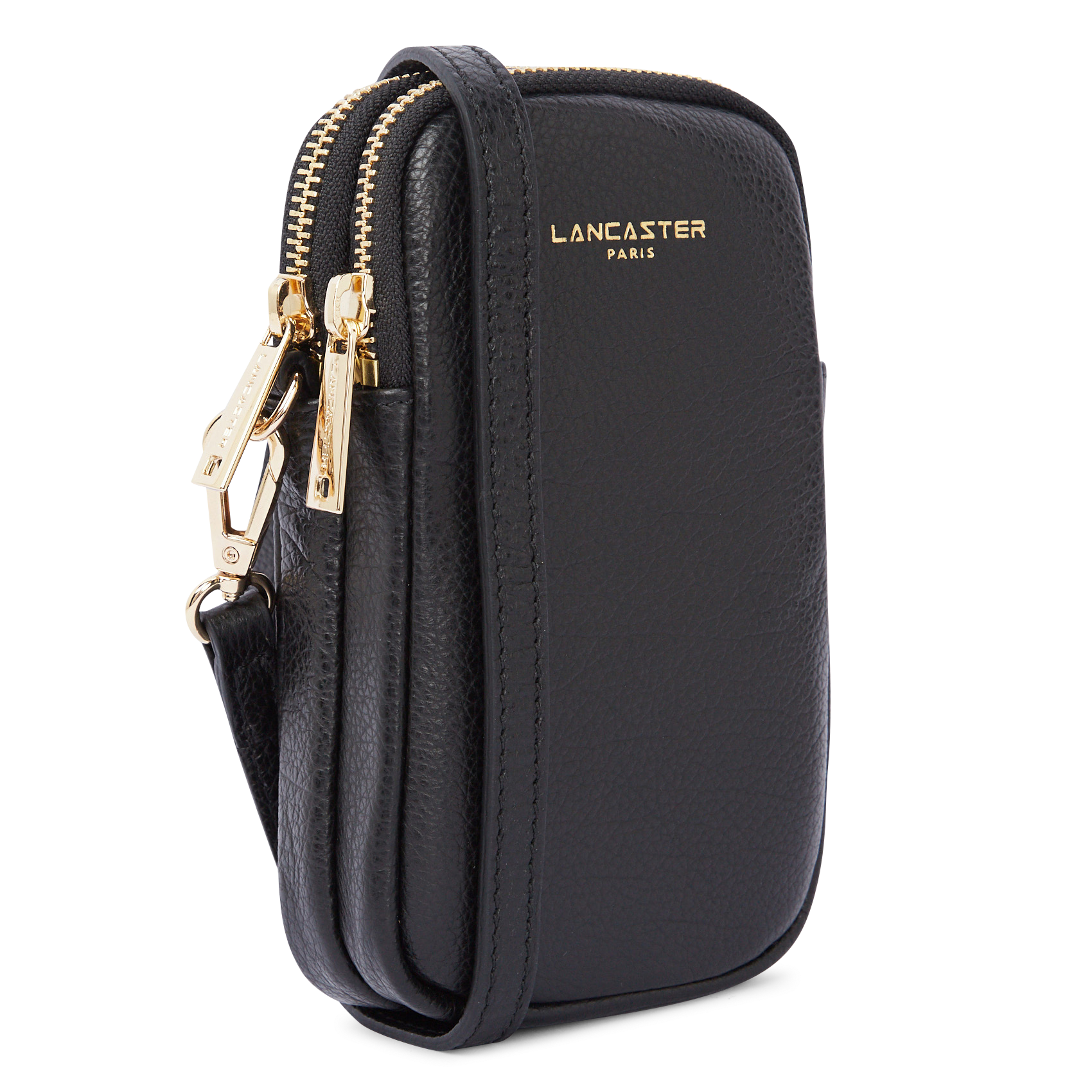 DUNE - Pochette pour téléphone en cuir| Noir