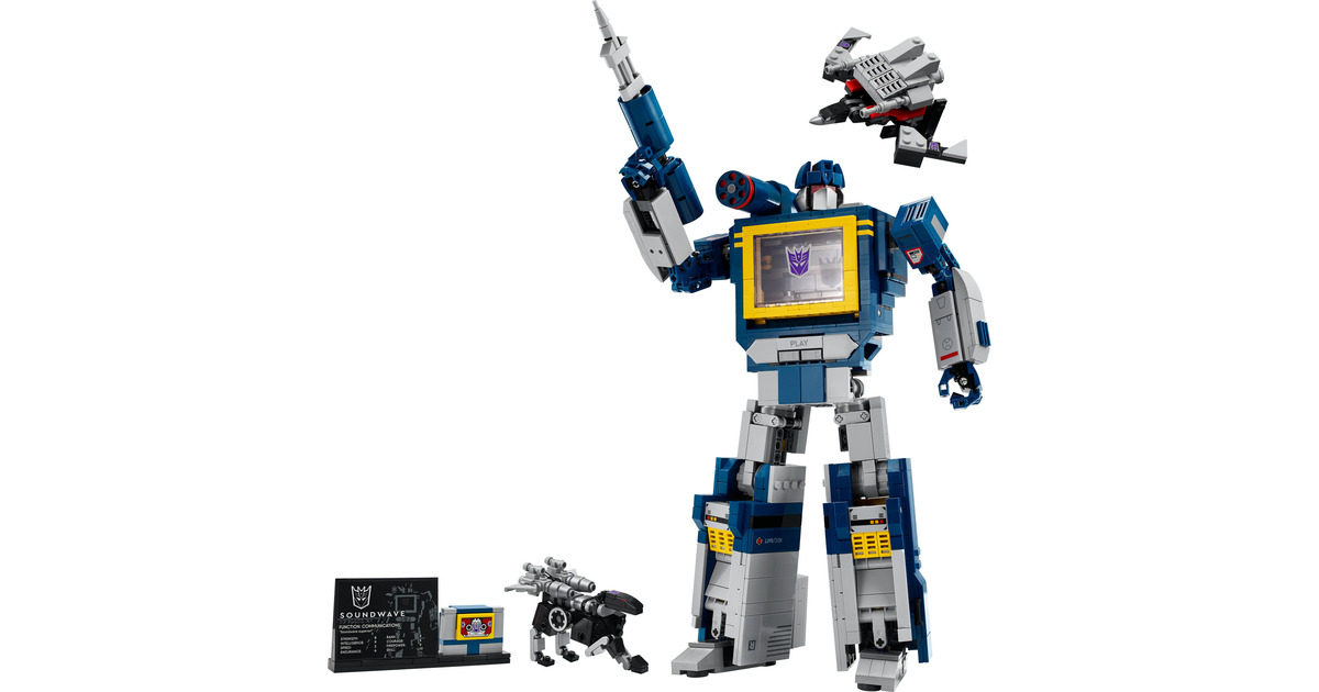 LEGOIcons - Transformers: Soundwave Constructiespeelgoed  (10358)