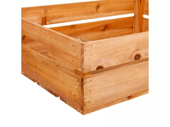 Tiroir en bois marron 44x34x12,5h