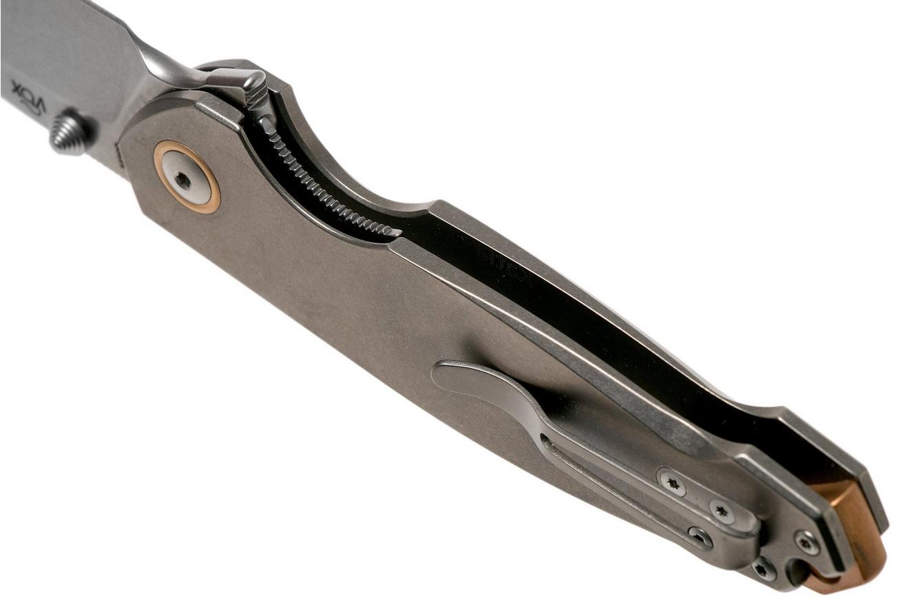 Viper Katla V5982TI Stonewashed, Titanium zakmes, Jesper Voxnaes design