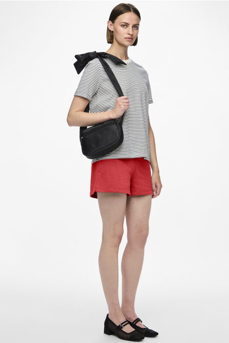 Pieces rode dames korte broek