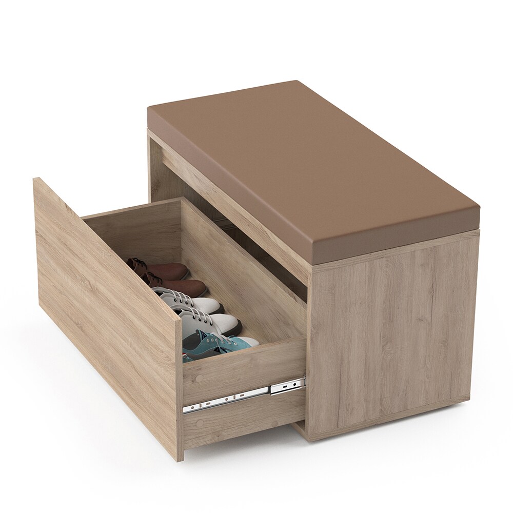 Vicco Sitzbank Schuhbank Sitztruhe Iker Sonoma Schuhschrank Sitzfläche Stauraum