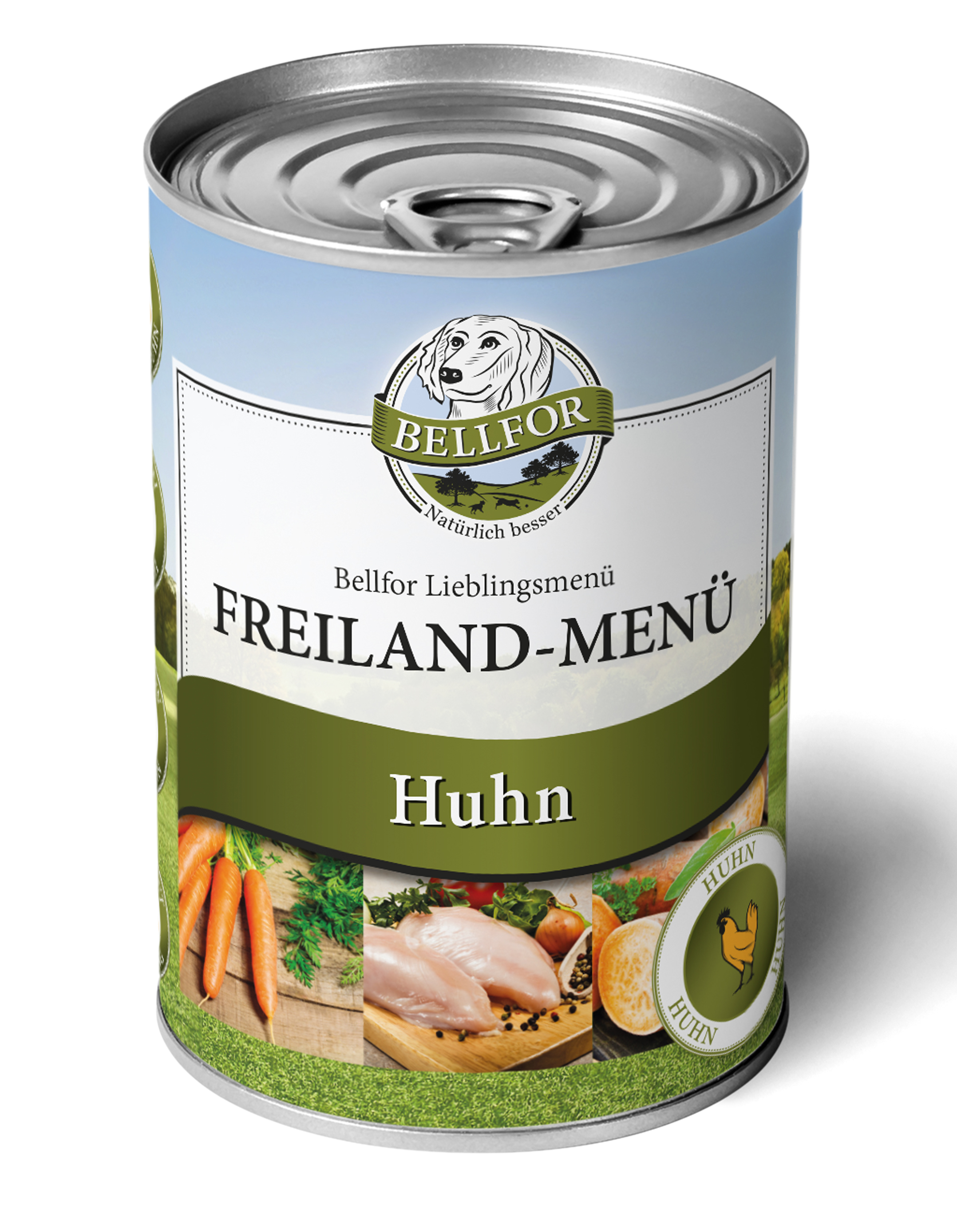 Nourriture humide au poulet - menu en plein air - freiland-menü - 6x400g