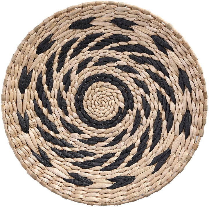 Zeller Present Dekoschale Ø 35 cm, Papiergeflecht