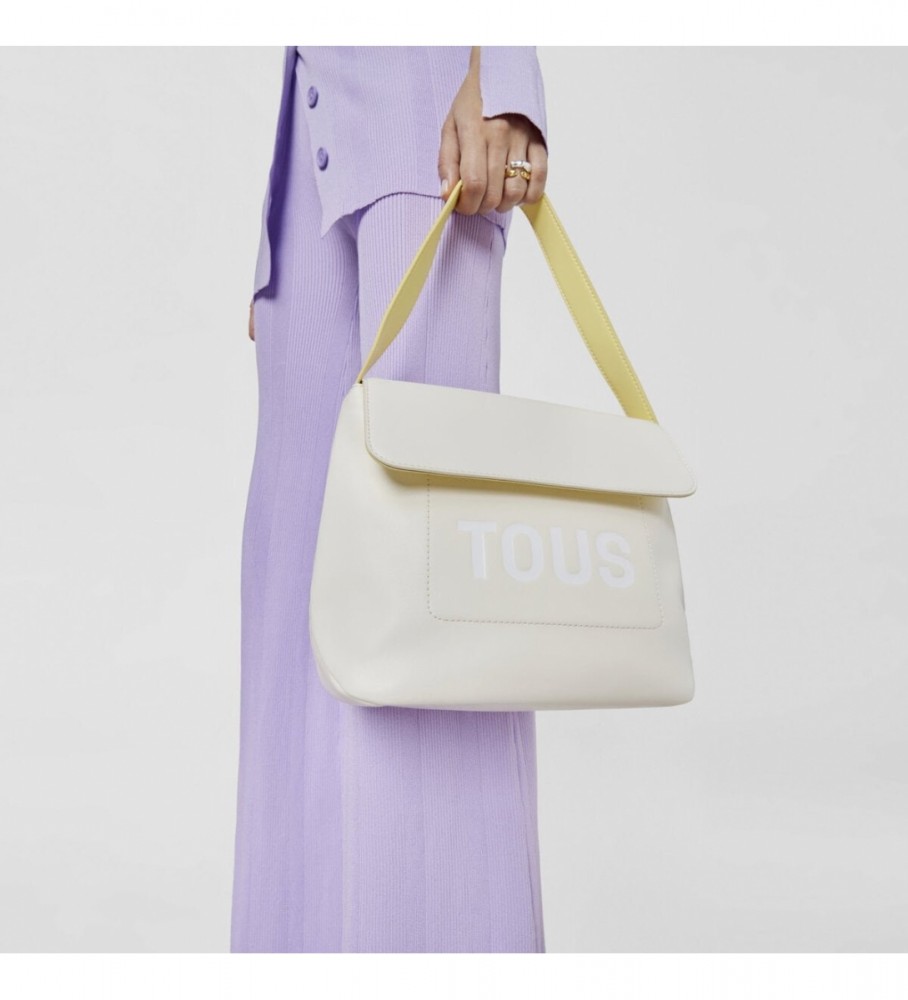Bolsa Tous S.T. Maya Bege-Amarelo