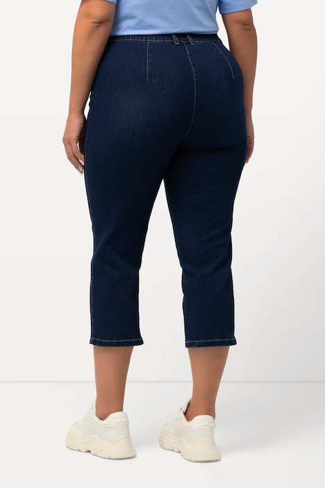 7/8-Jeans Mony, Elastikbund, Reißverschlusstaschen