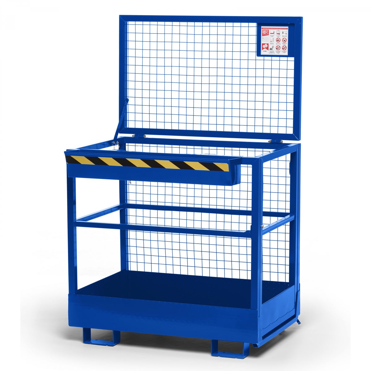 R+R Industrietechnik werkmand type RAK 1200x800x1910mm RAL5010 Gentiaanblauw