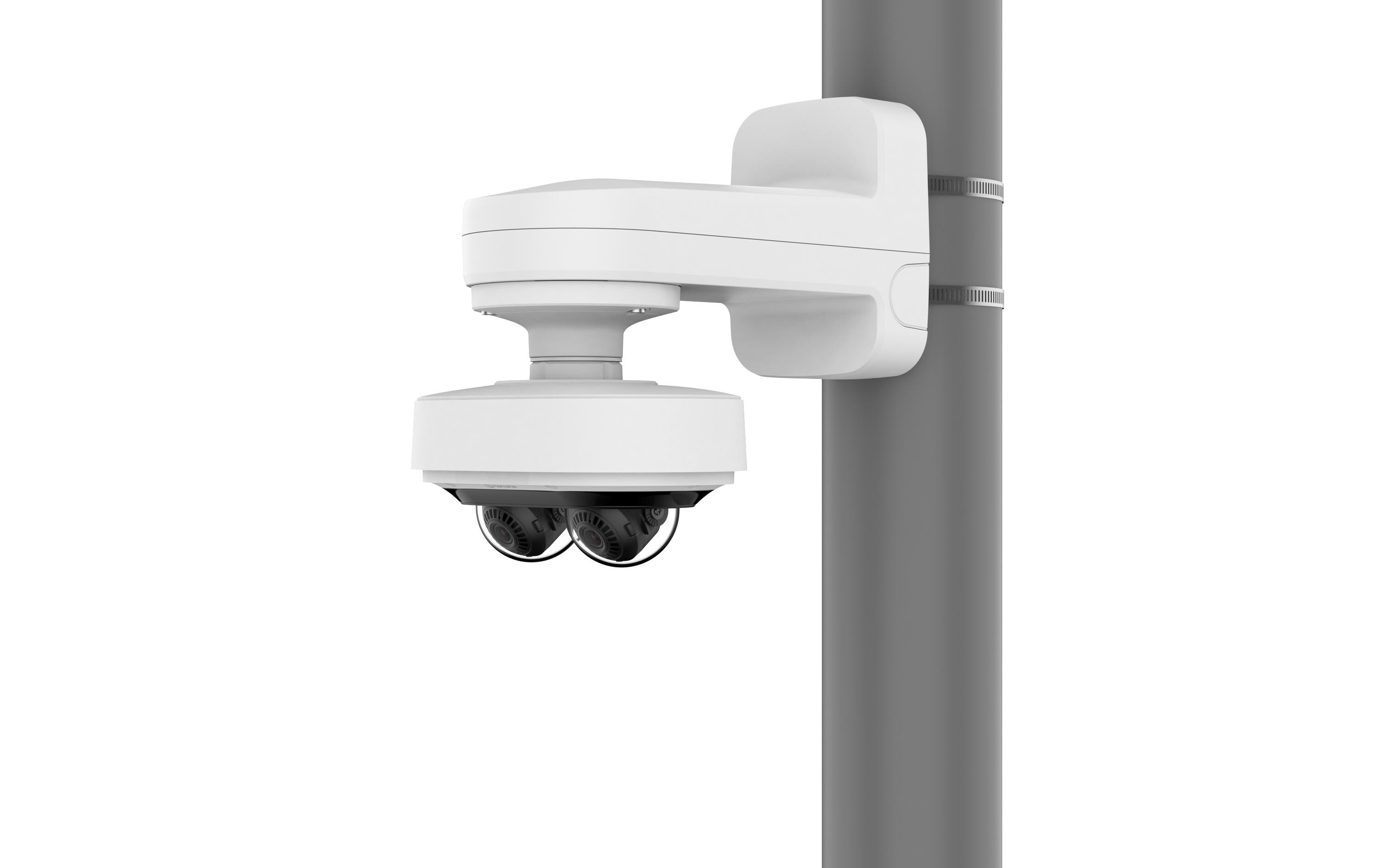 Kamerahalterung SBP-250WMW Weiss 1 Stück<br>Wand- und Pfostenhalterung für maximale Stabilität und Flexibilität bei der Montage von Sicherheitskameras