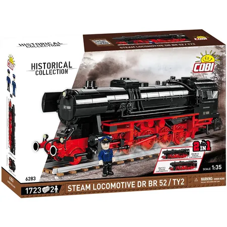 Cobi 6283 Historical Collection - DR BR 52/TY2 Steam Locomotive