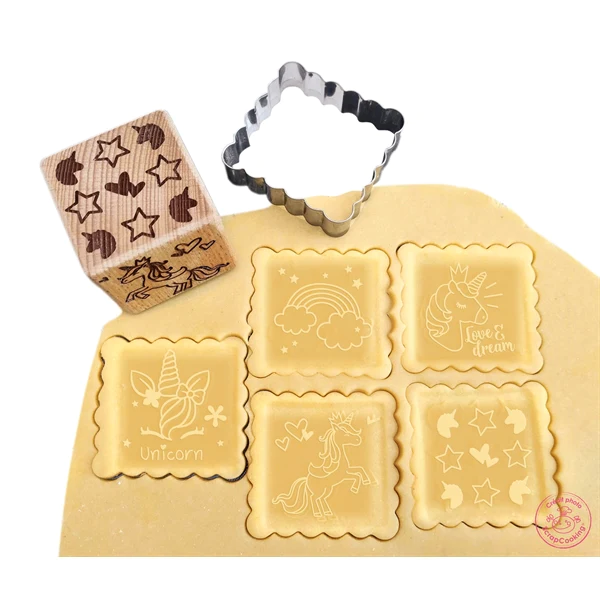Kit décoration de biscuits Licorne Scrapcooking