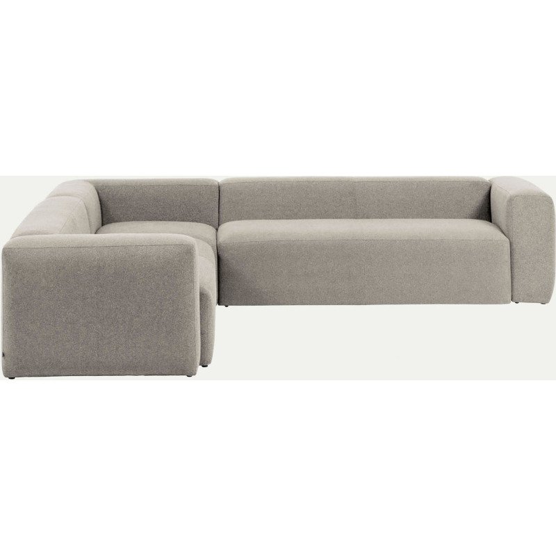 Canapé d’angle Blok 6 places beige 320 x 320 cm