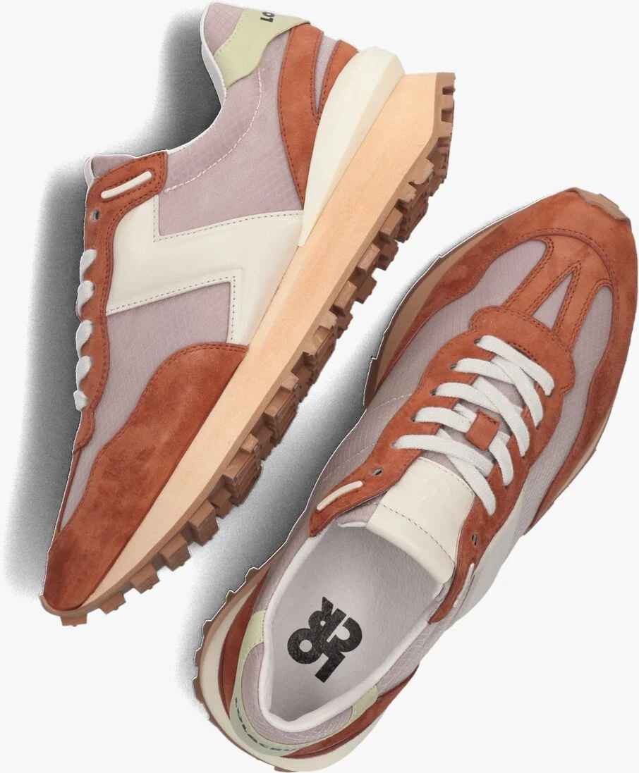LOLA CRUZ cognac lola cruz lage sneakers 431z88
