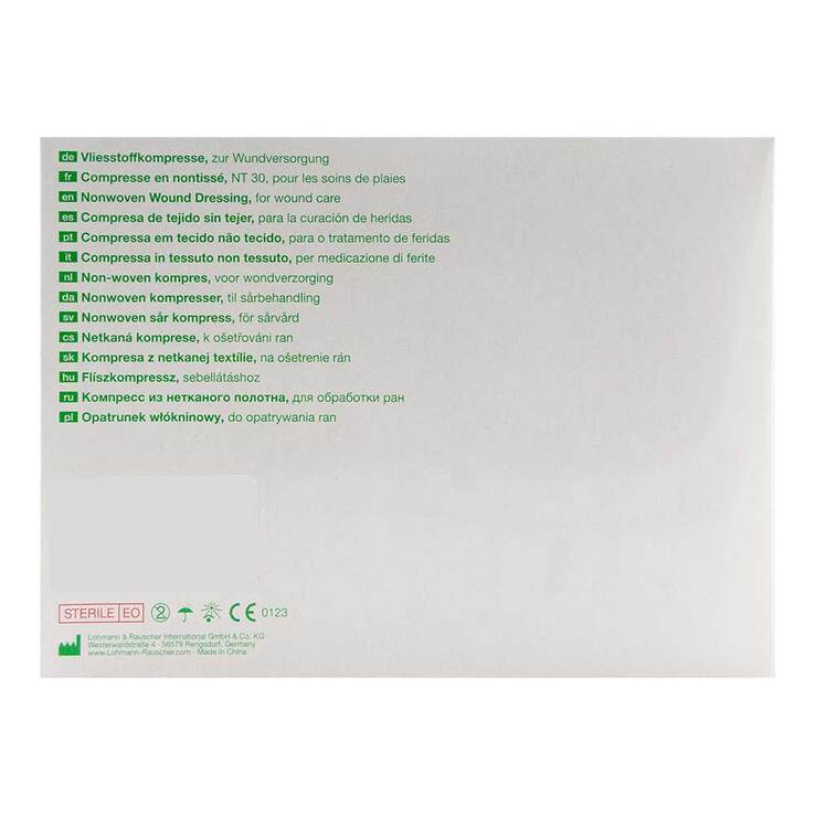 Vliwasoft Vlieskompressen 10x10 cm steril 6l., 50X2 St