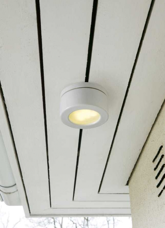Ifö Electric Cool High plafondlamp Ø12 IP44 porselein wit