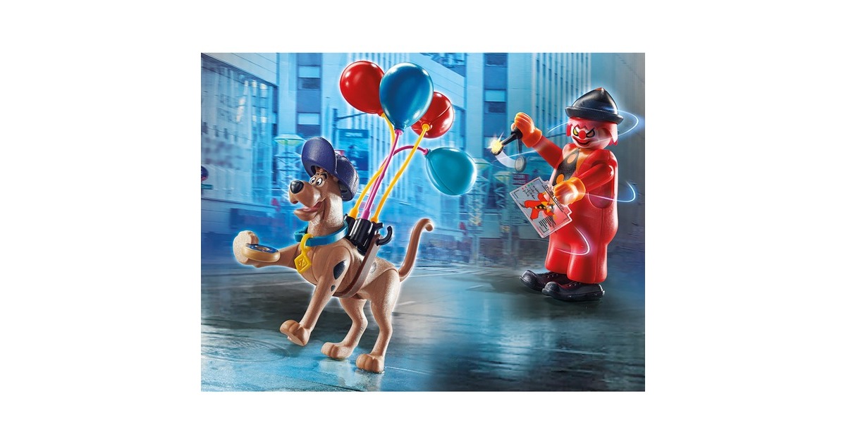 PLAYMOBILSCOOBY-DOO! - Avontuur met Ghost Clown Constructiespeelgoed  (70710)