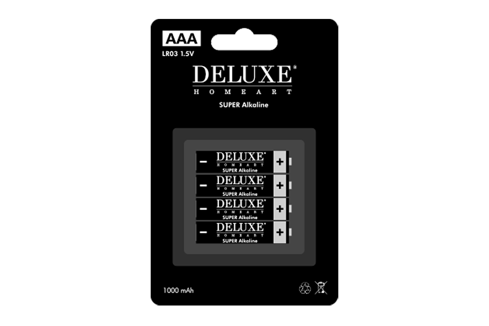 Batterier AAA 4pk