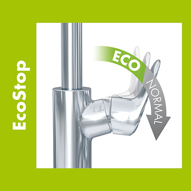 Mitigeur de cuisine chromé Hansgrohe Ecos L