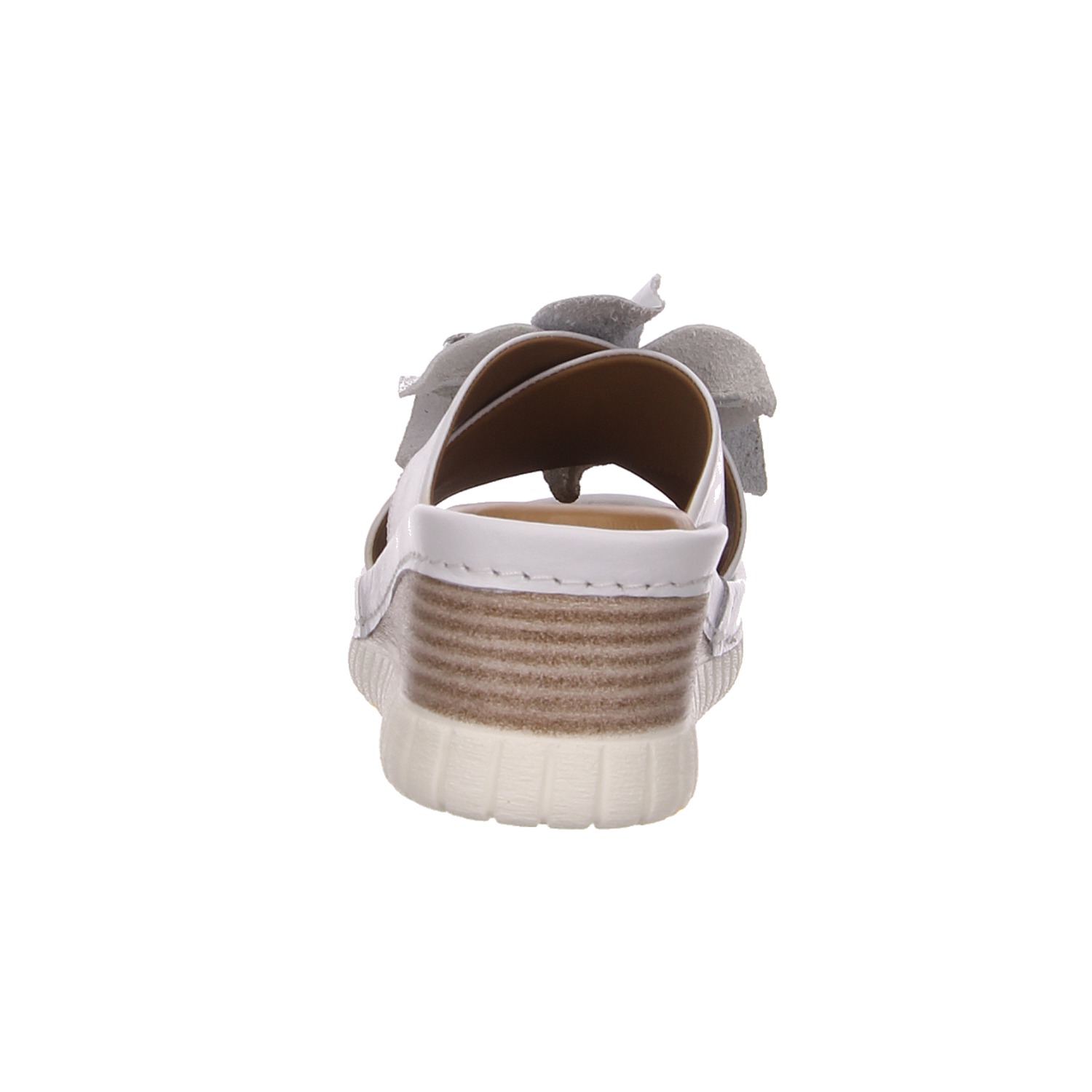 Cosmos Damenpantolette weiß weiss/weiss kombi