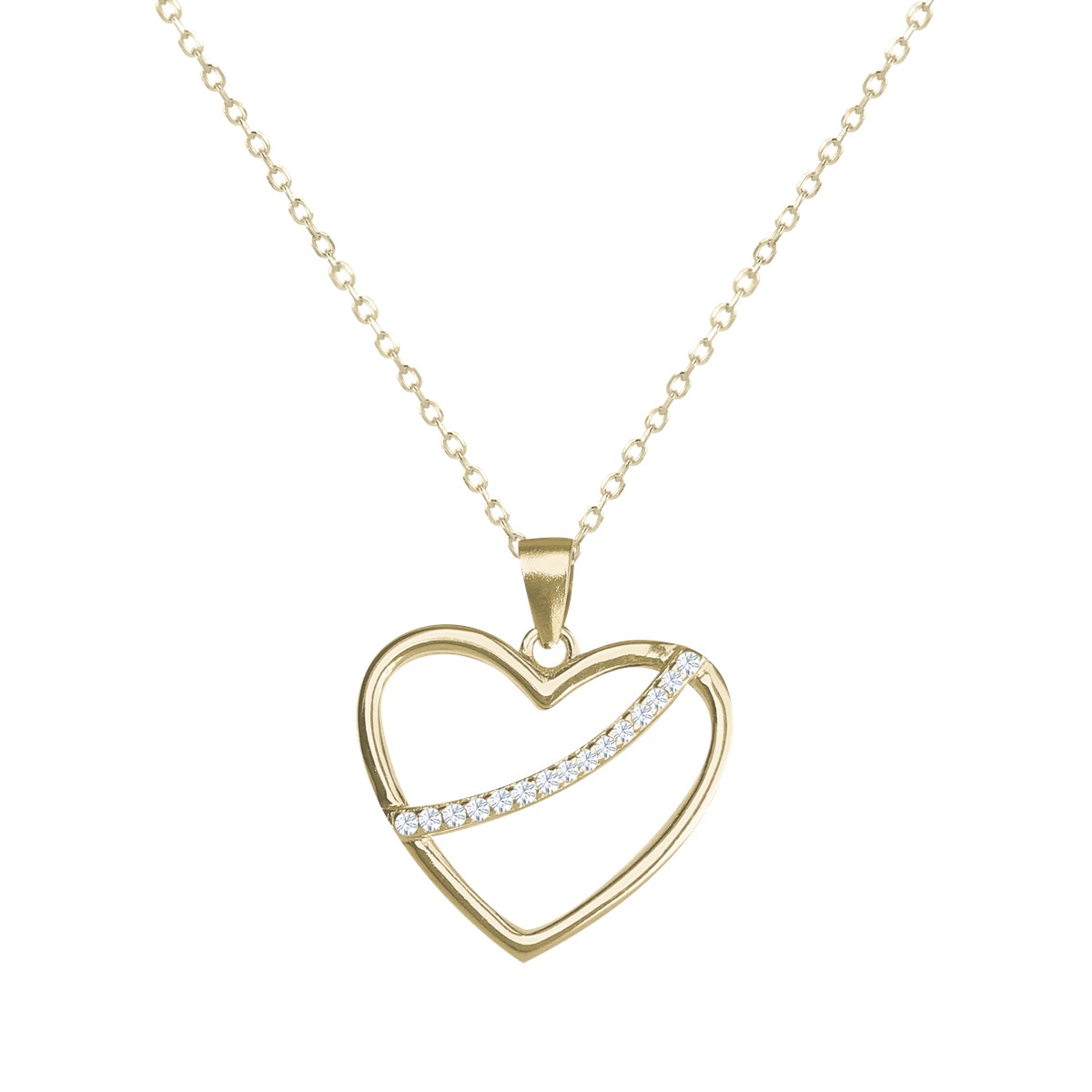 Collier plaqué or oxyde