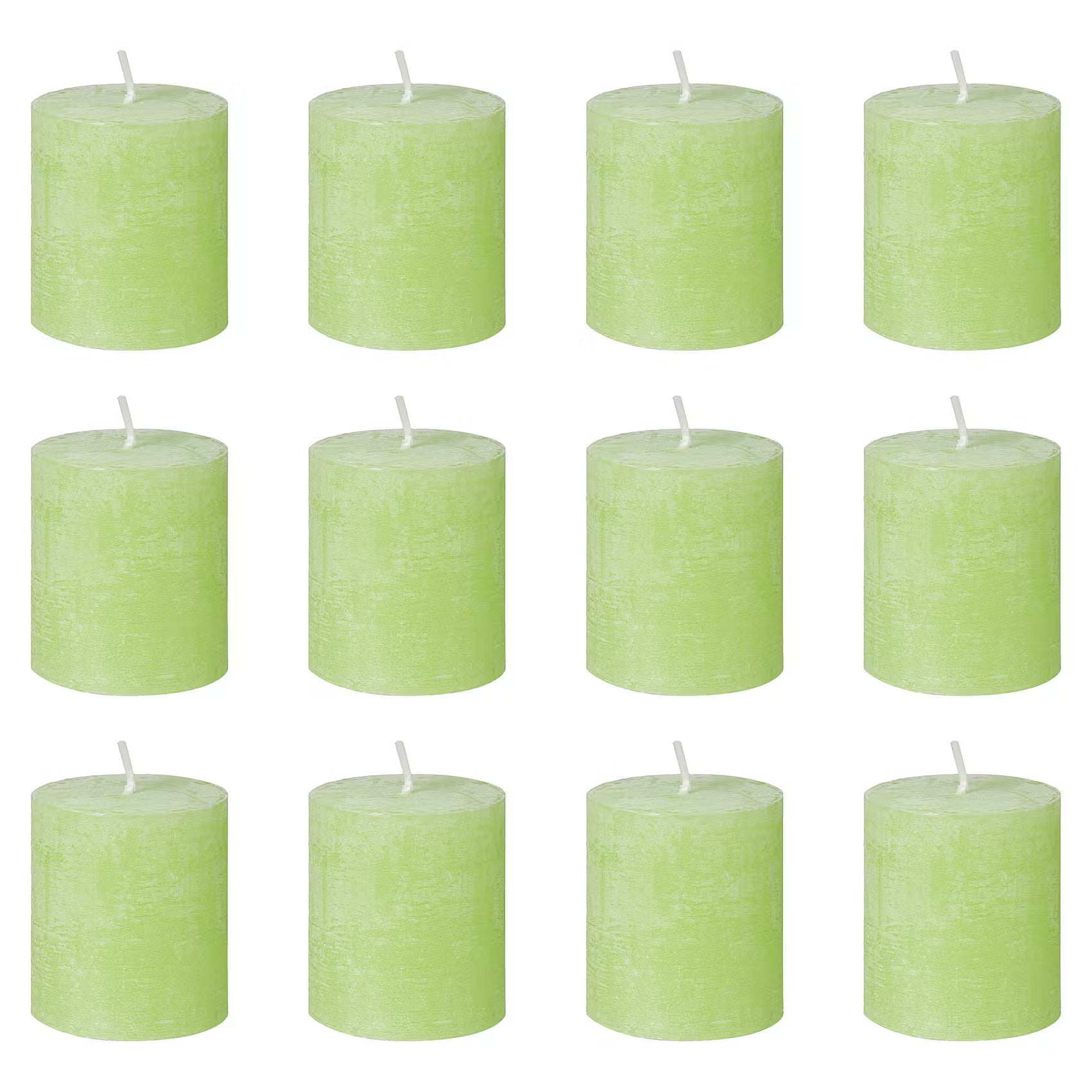 RUSTIC Stumpenkerze 12er-Set