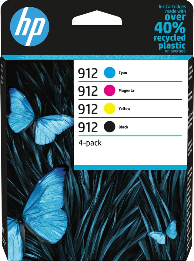 HP 912 blækpatroner kombo-pakke (CMYK)