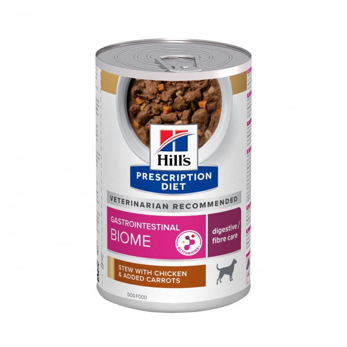 HILL'S Prescription Diet Gastrointestinal Biome en Mijotés au Poulet - Pâtée pour chien