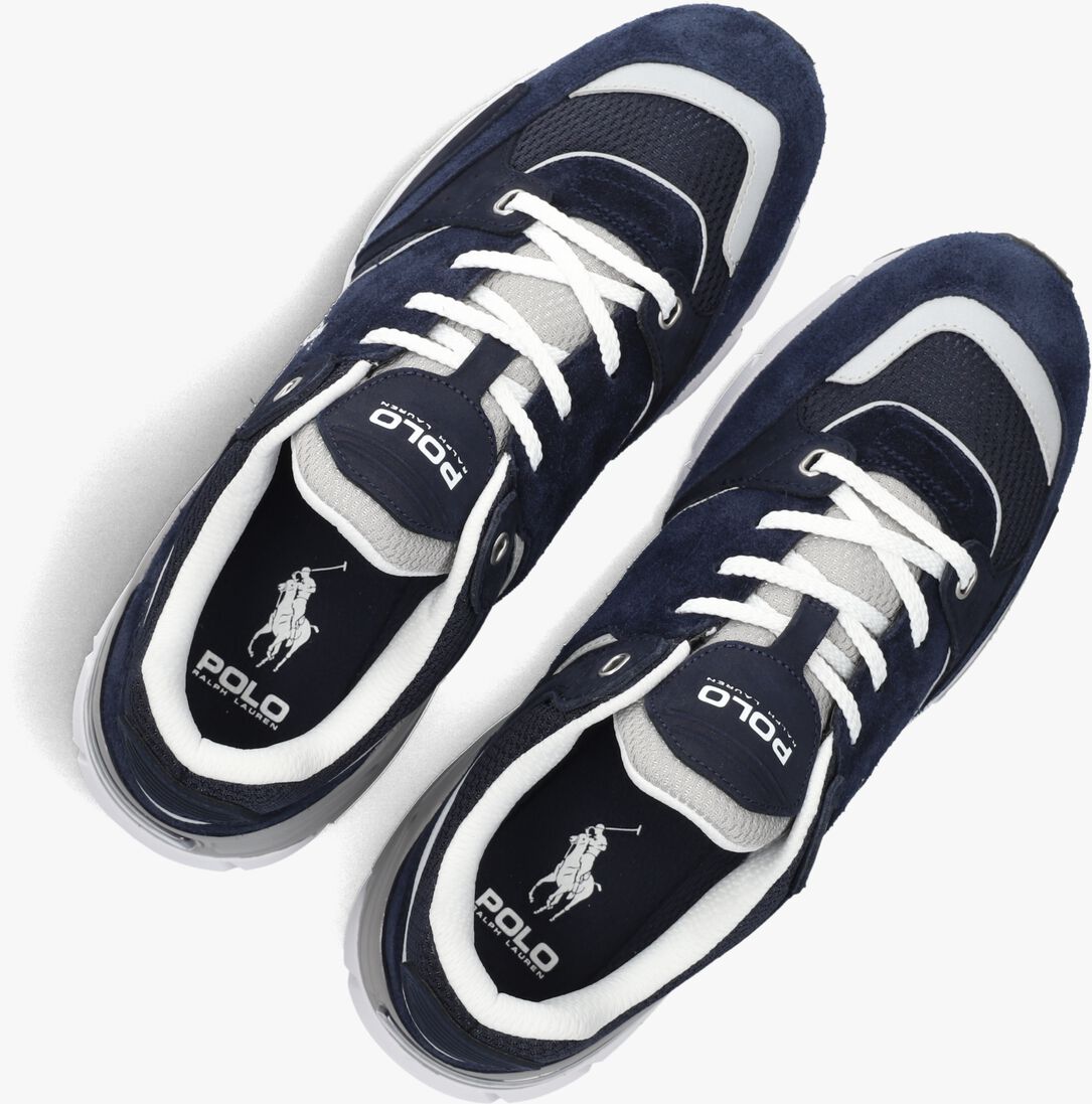 blauwe polo ralph lauren lage sneakers trackstr 250 low top lace