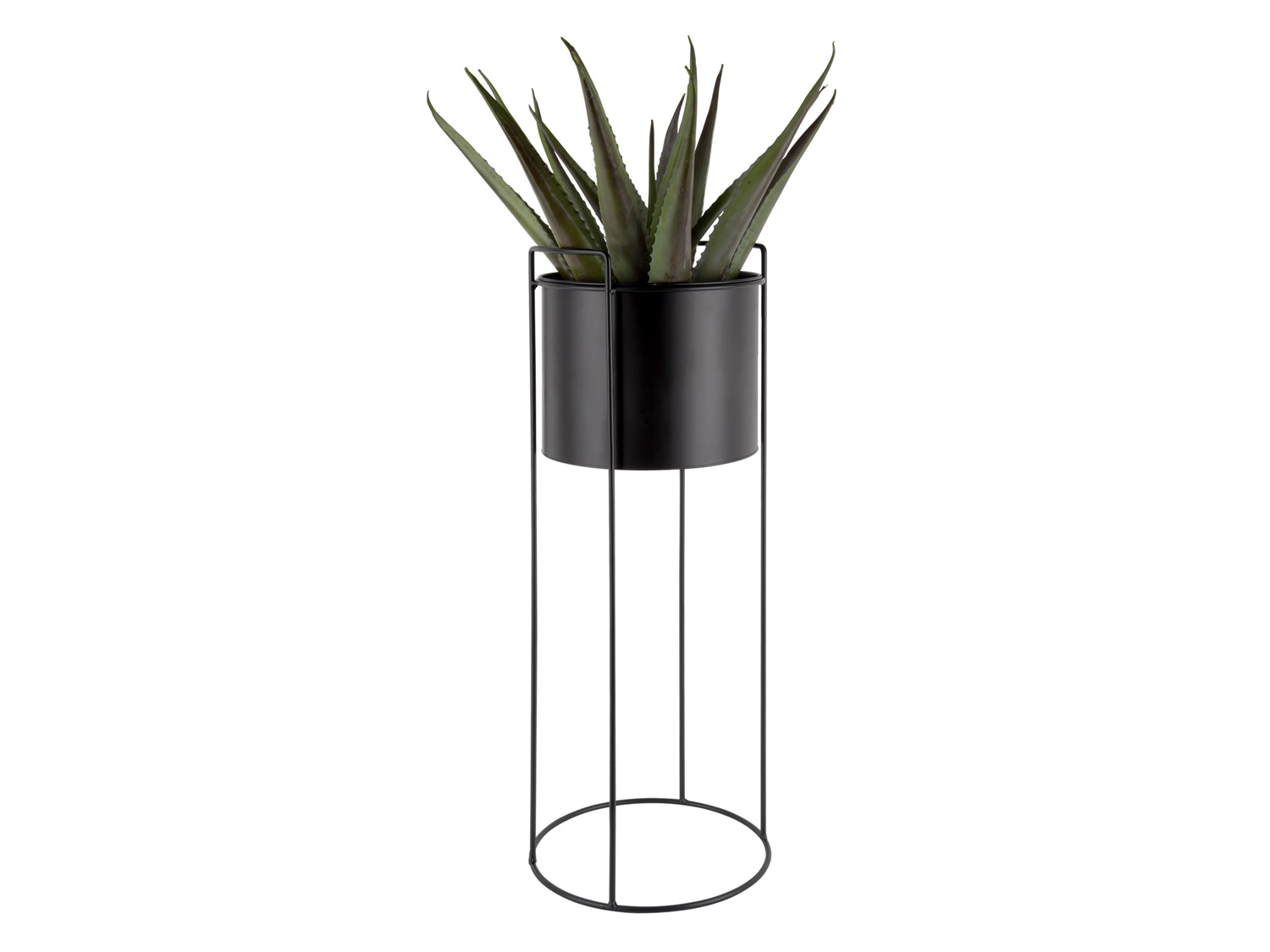Plant pot set Essence round iron black