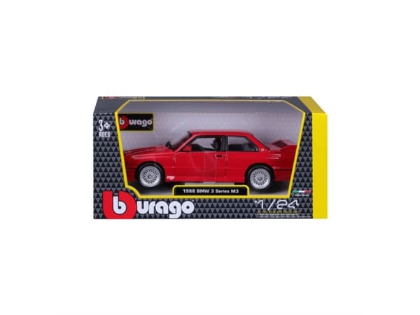 BBURAGO 18-21100, Klassisk bil, Montert på forhånd, 1:24, BMW M3 e30, Metall, Plast, 3 år