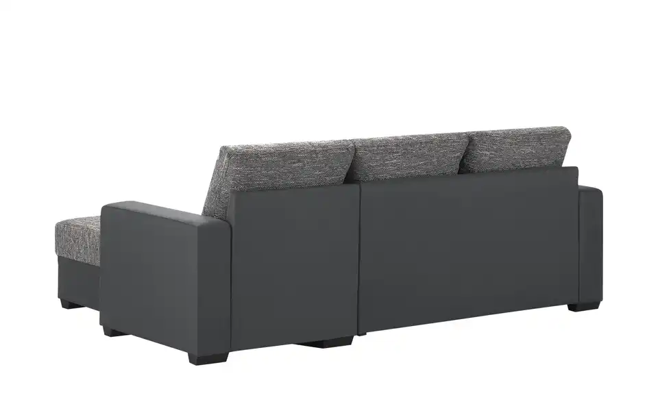 Ecksofa Navarra Grau, Anthrazit rechts