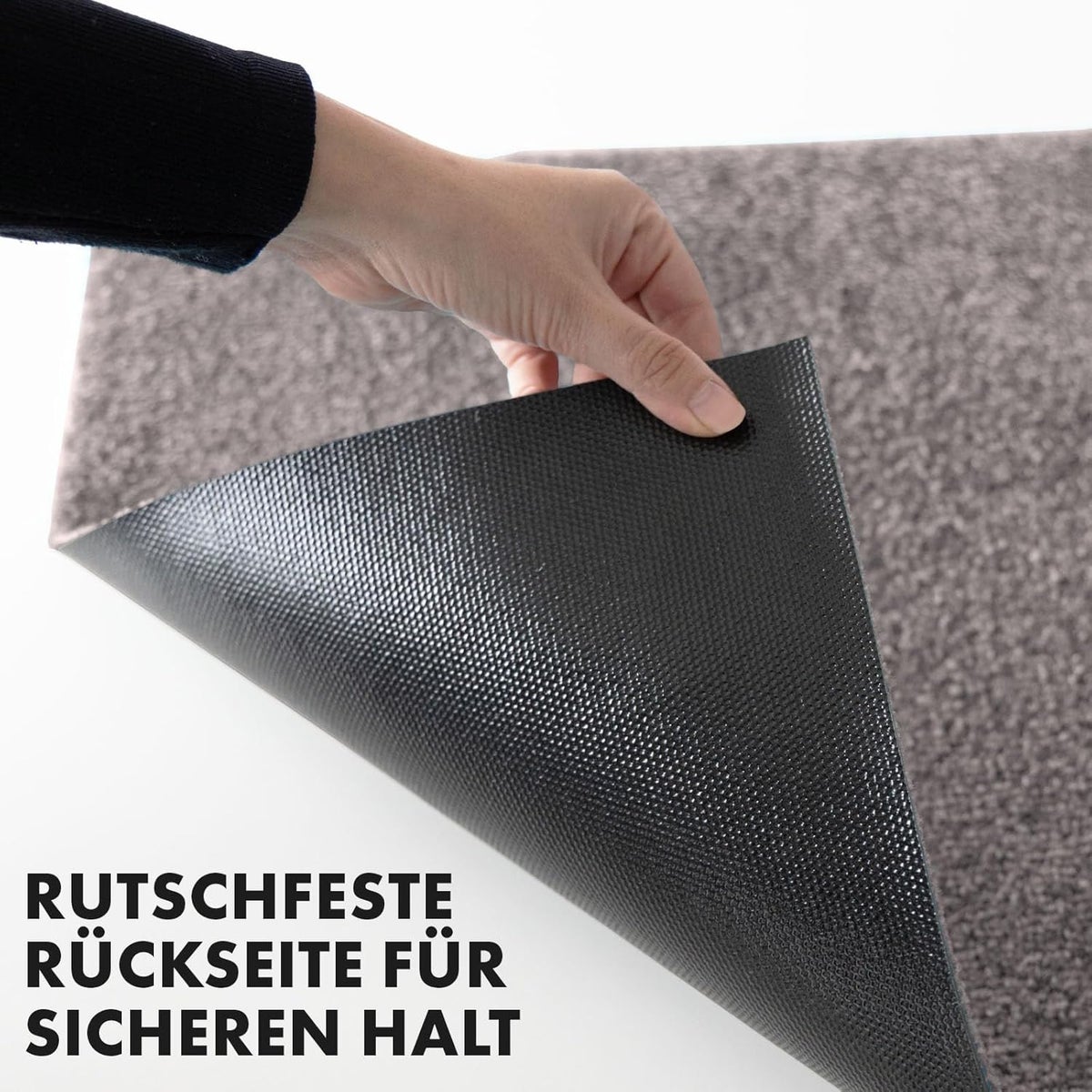 Deurmat Domenico - Stijlvolle en praktische vuilopvangmat - Verkrijgbaar in talrijke aantrekkelijke kleuren - Beige-grijs / 50 x 80 cm
