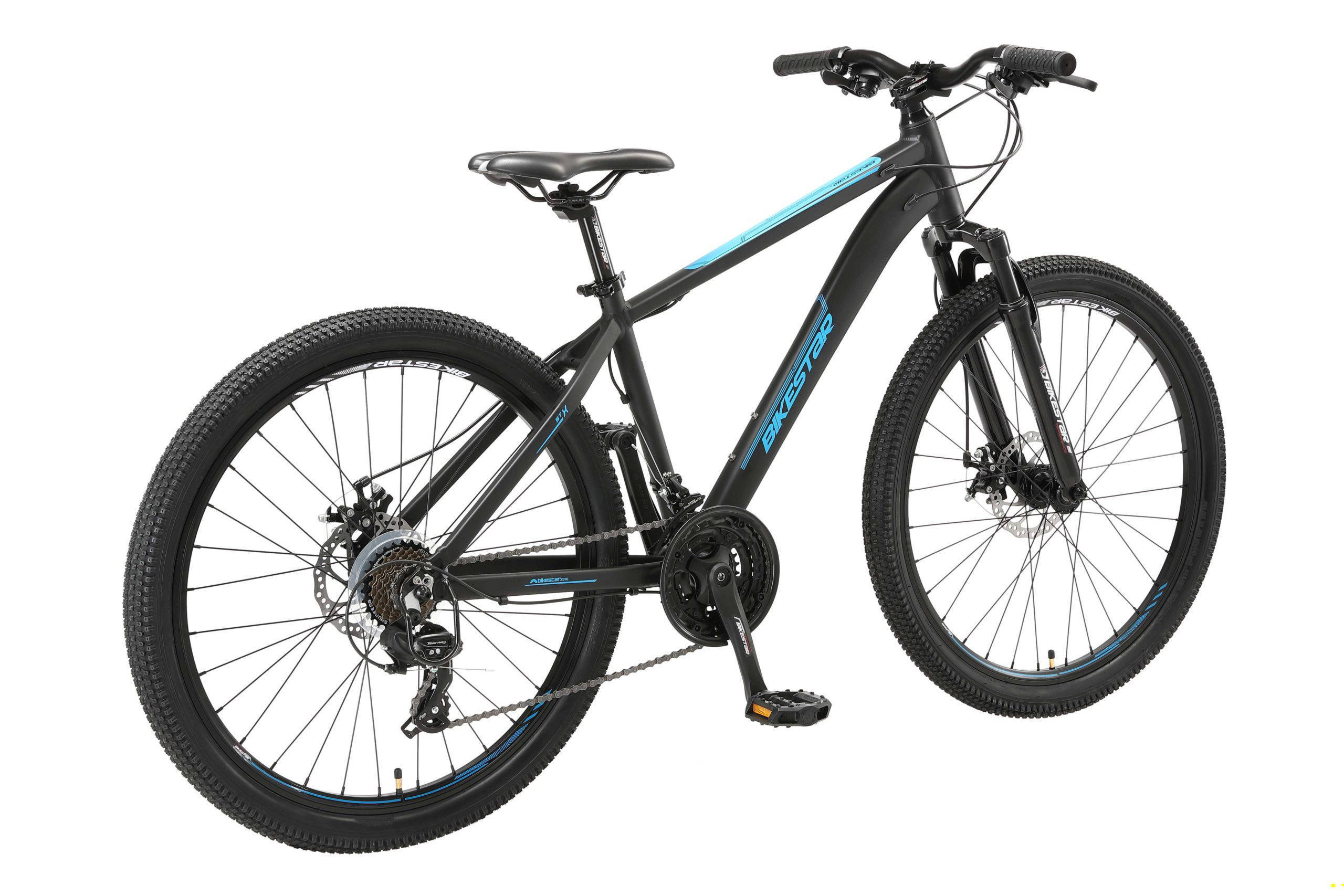 BikeStar hardtail MTB, Sport, 26 inch, 21 speed, zwart/blauw