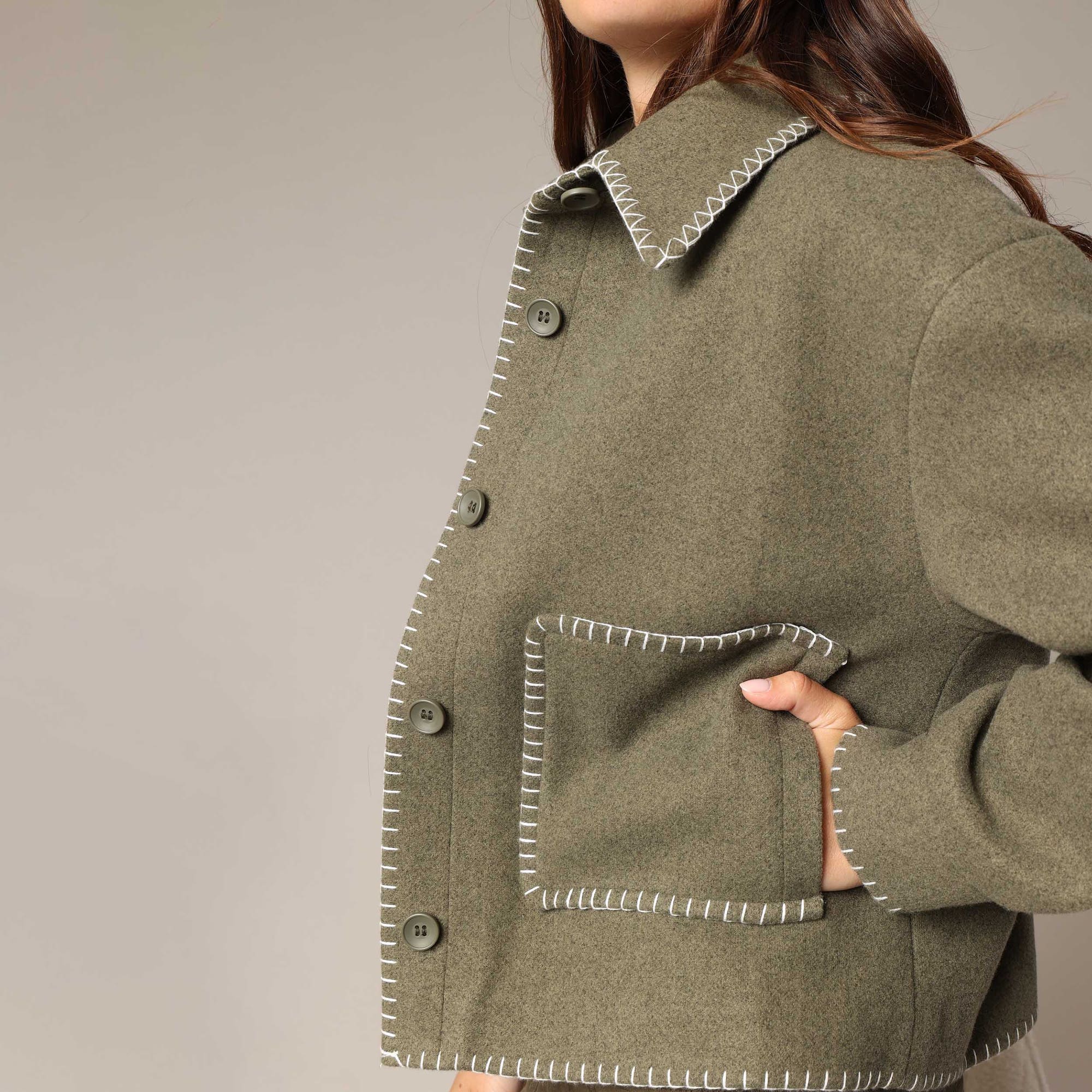 Veste Femme kaki