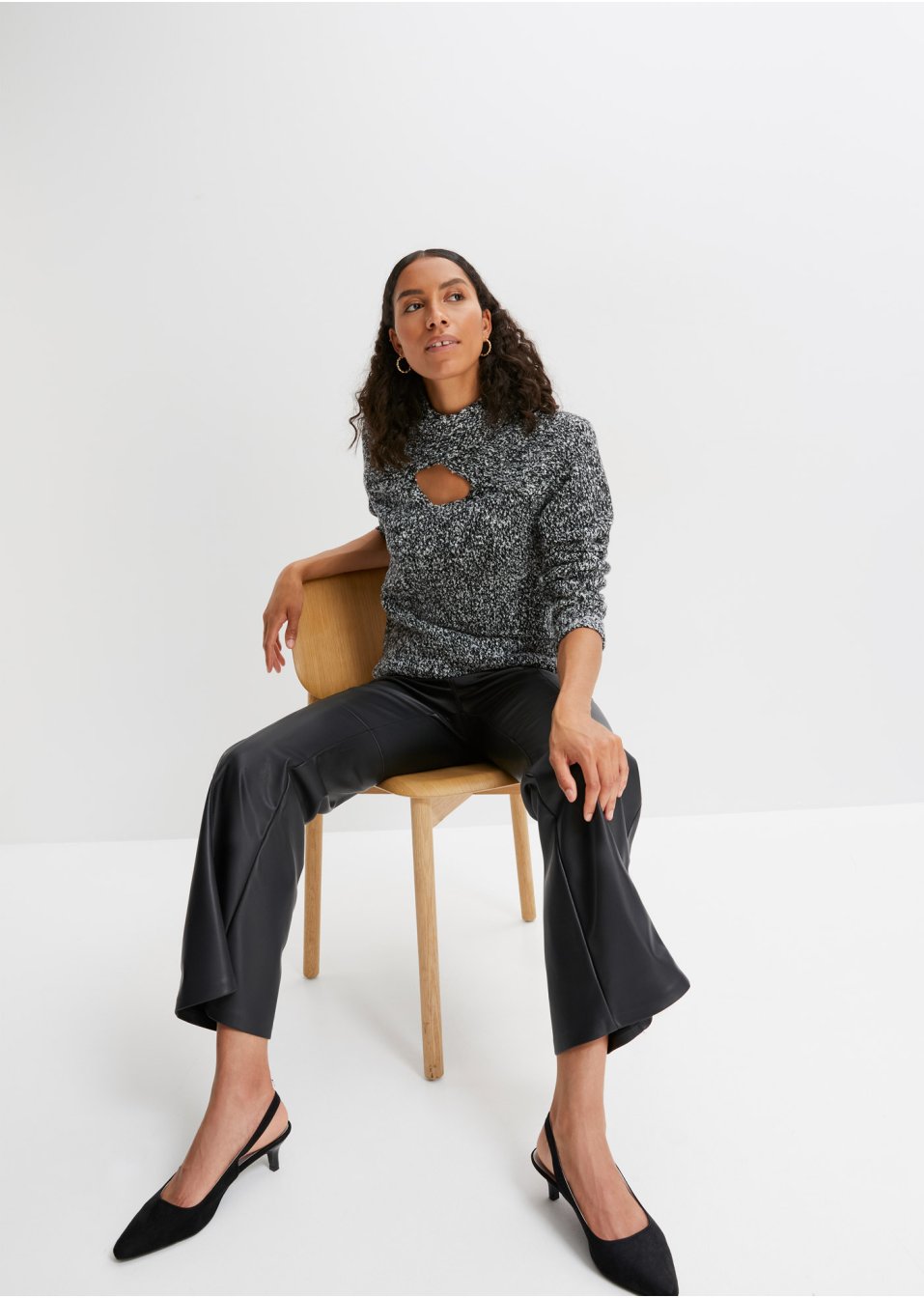 Pull à découpe