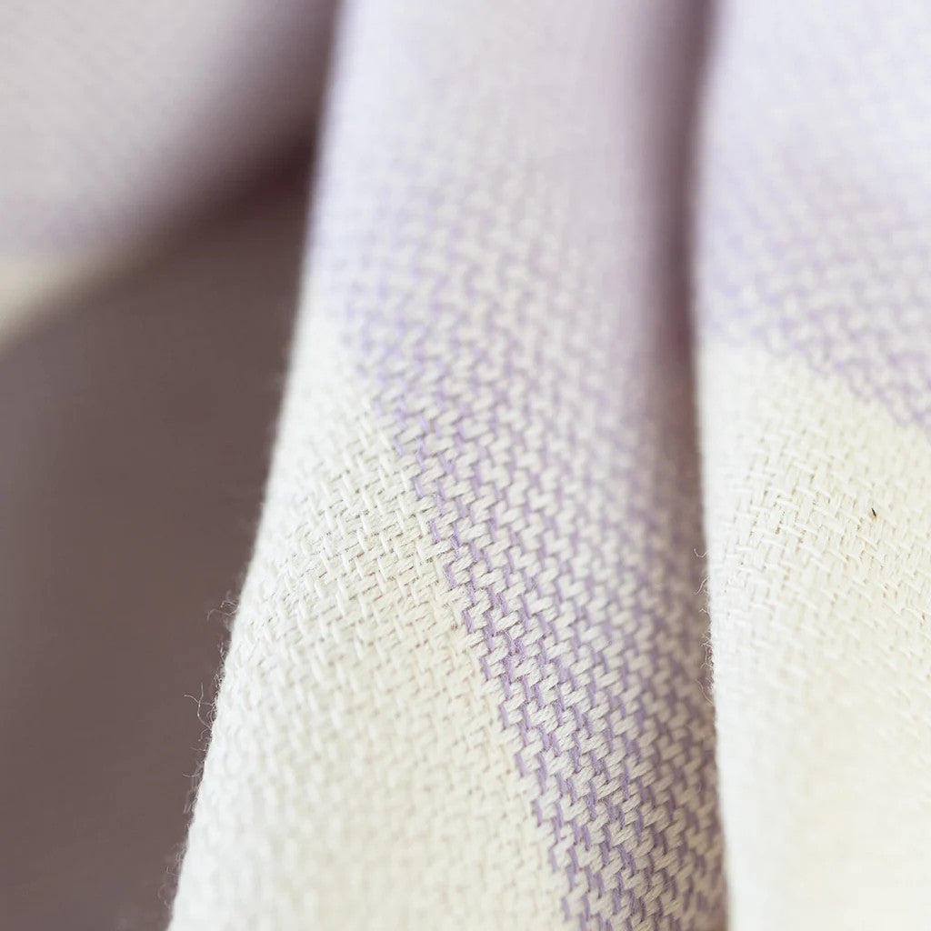Badetuch Fouta Lilac Offwhite