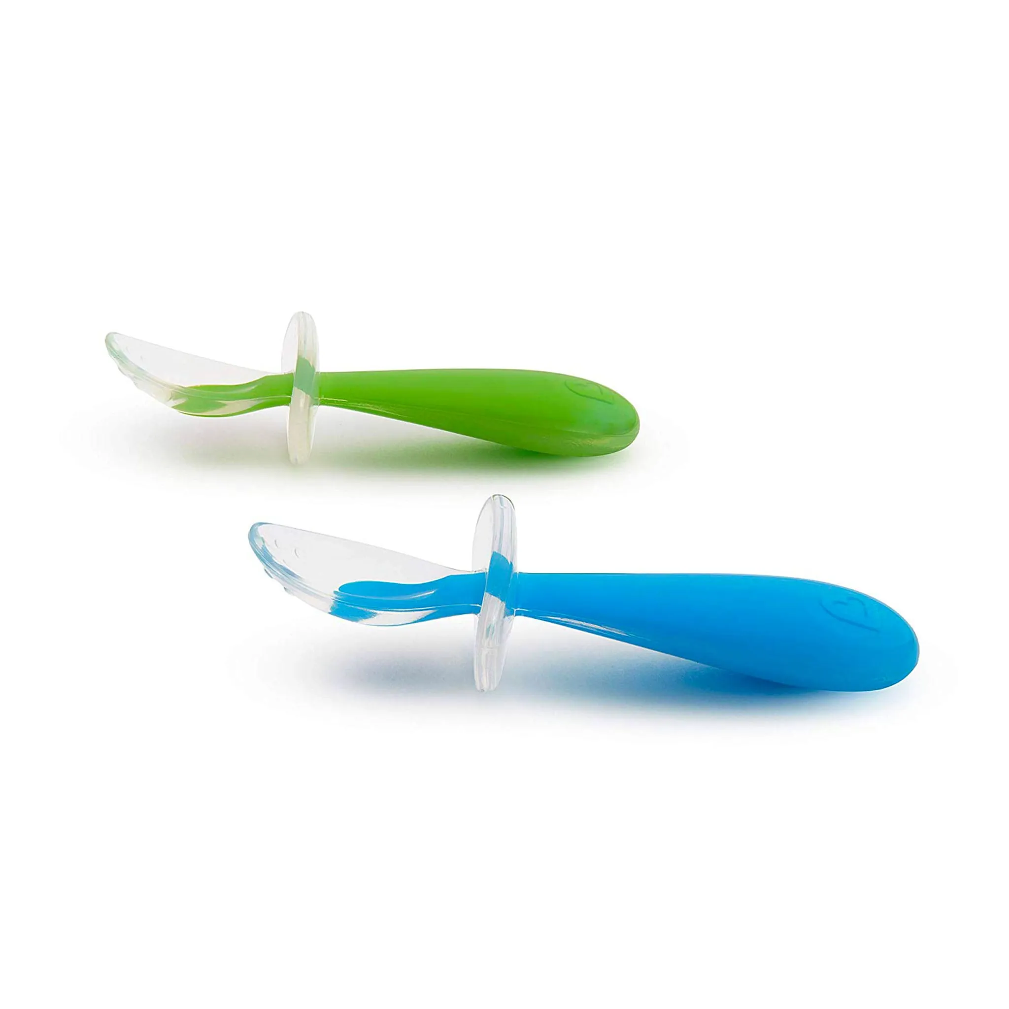 Munchkin Cuillère Silicone Paquet de 2 -Bleu