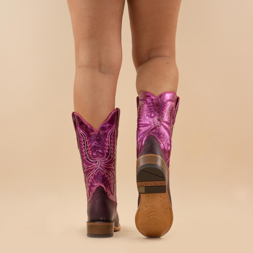 Ariat cowboylaarzen Futurity Flash roze