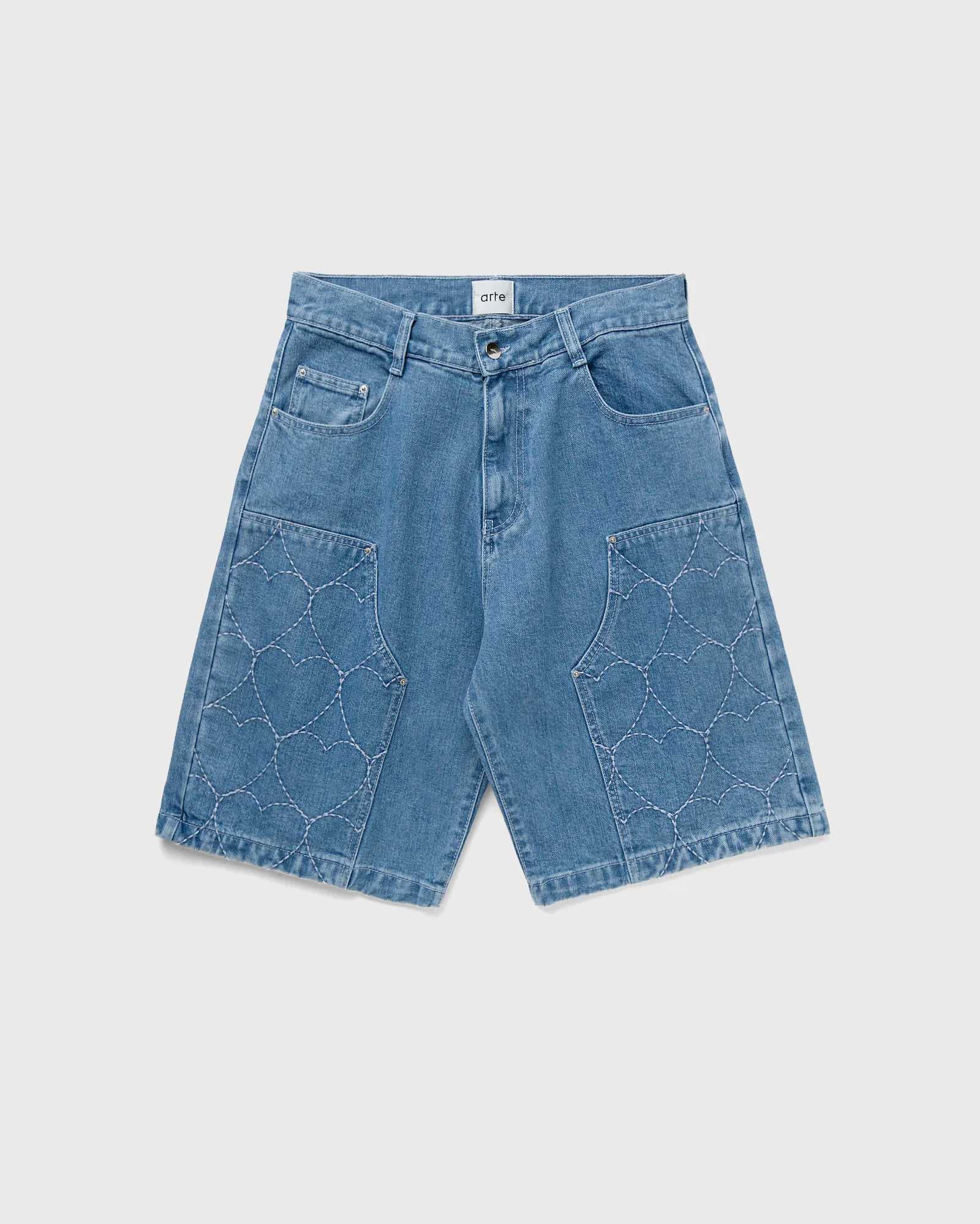 Arte Antwerp Workwear embroidery Shorts