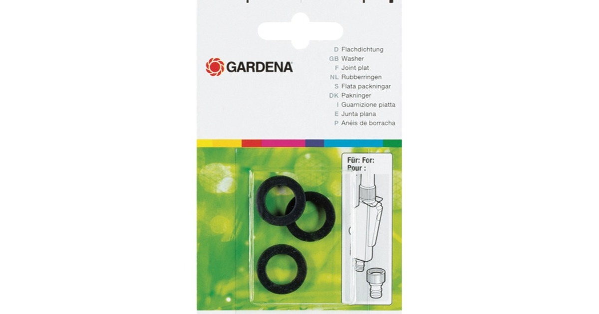 GARDENARubberringen afdichting  (Zwart, 5301-20, 3 stuks)