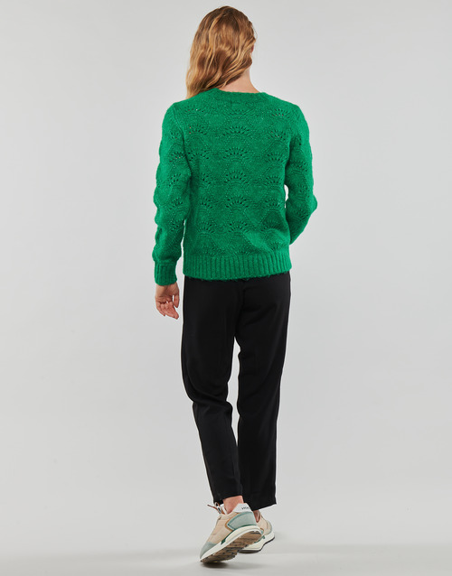 Pieces - PCBIBBI LS O-NECK KNIT NOOS BC - Vert