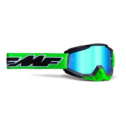 Masque cross FMF VISION POWERBOMB ROCKET LIME - ECRAN IRIDIUM VERT 2022 - Vert