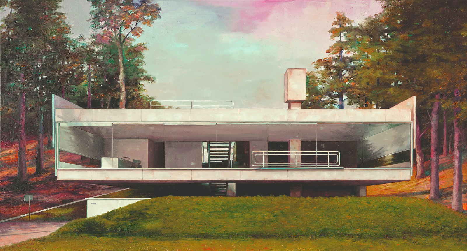 Modern house 3 by Jens Hausmann - Limited Edition. Edition of: 100. Signed.