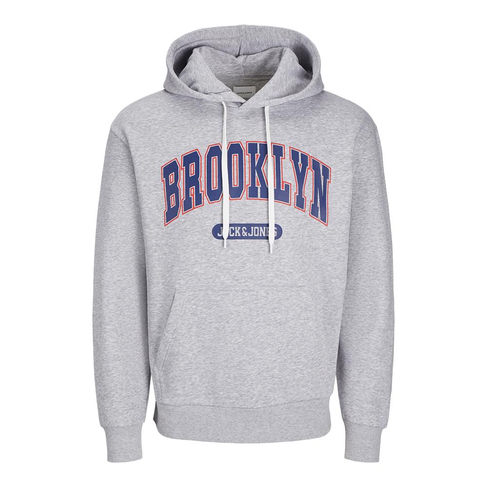 Jack & Jones Sweat à Capuche Gris Homme Jack & Jones Varsity