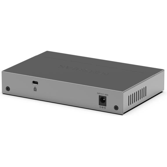 NETGEAR GS105PP Non-géré Gigabit Ethernet (10/100/1000) Connexion Ethernet, supportant l'alimentation via ce port (PoE) Montage sur le bureau ou sur le mur Gris