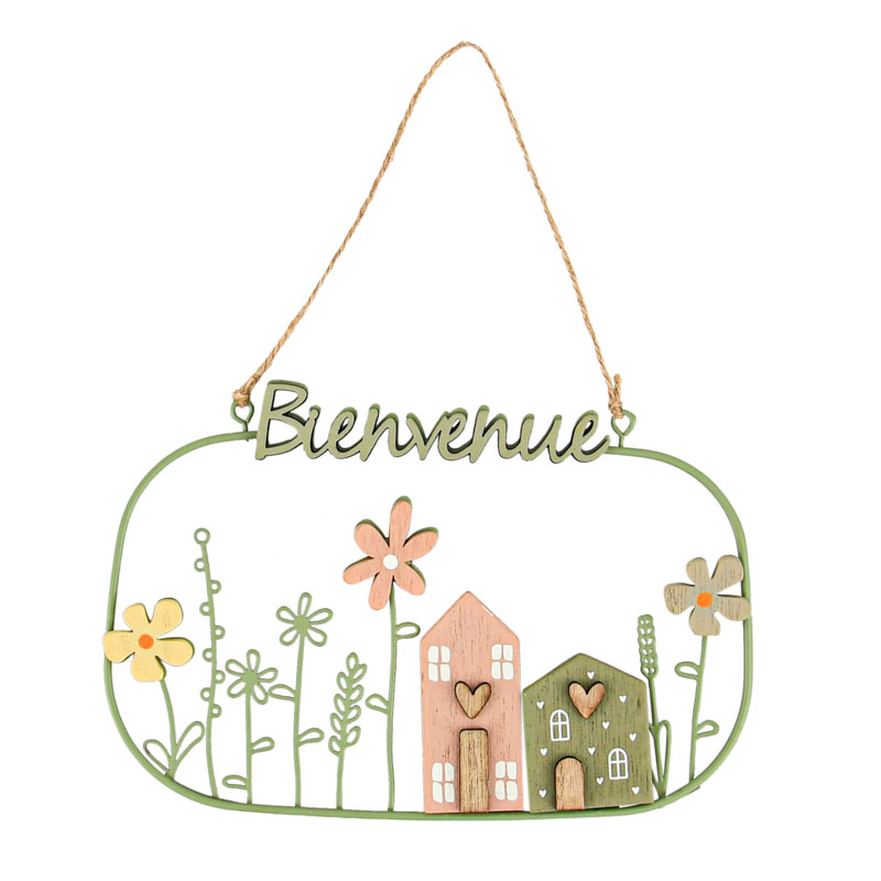 Décoration à suspendre 'Bienvenue'
